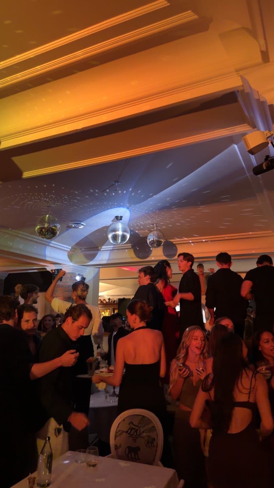 A dinner that turned into a party