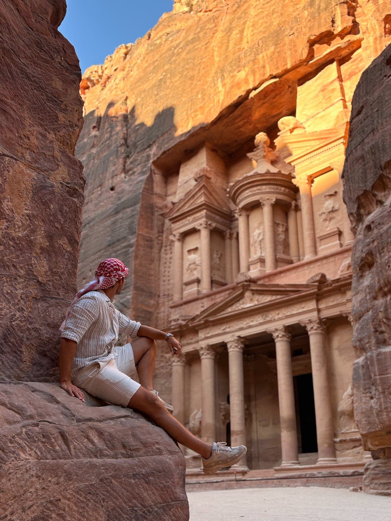 The Treasury at Petra in early light